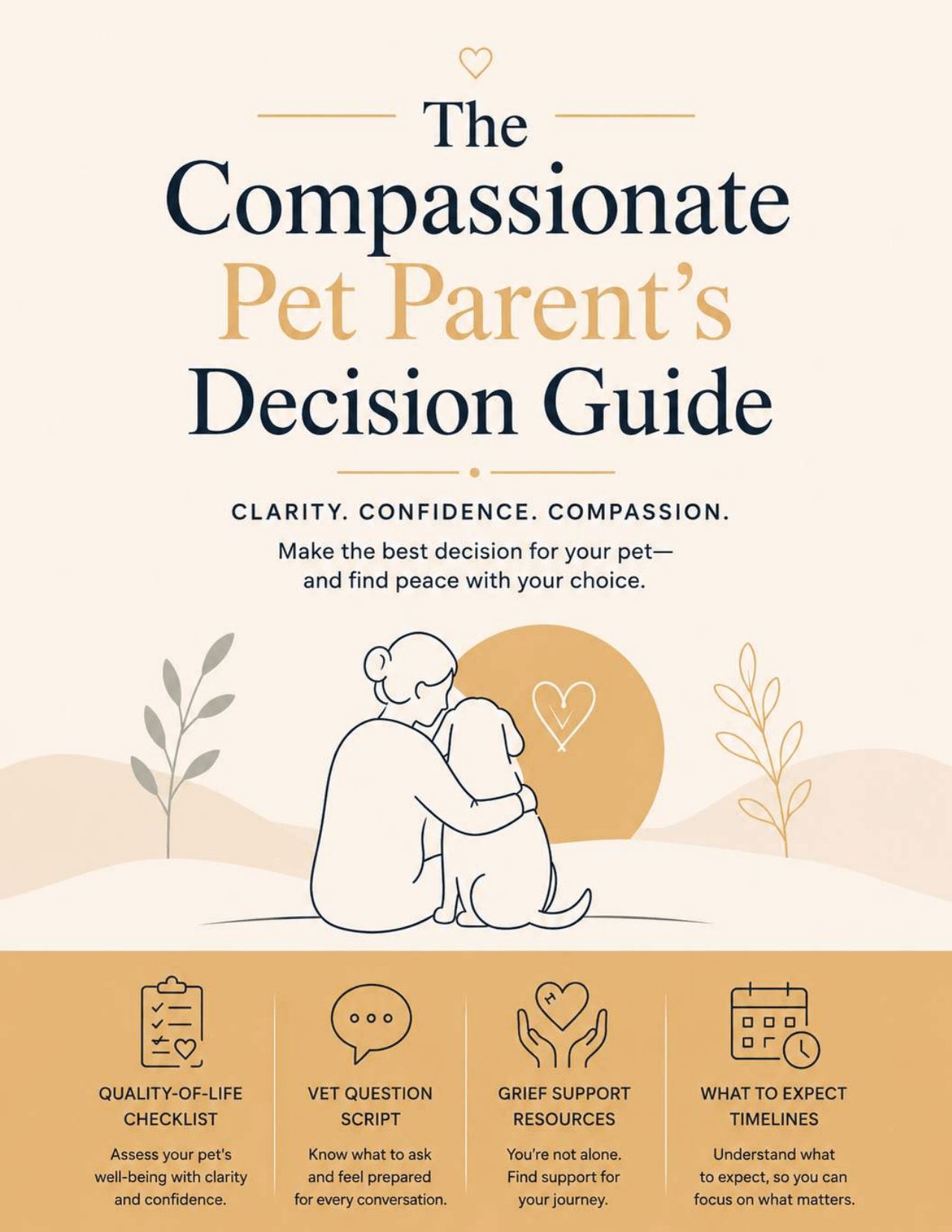 Guide cover — The Compassionate Pet Parent's Decision Guide